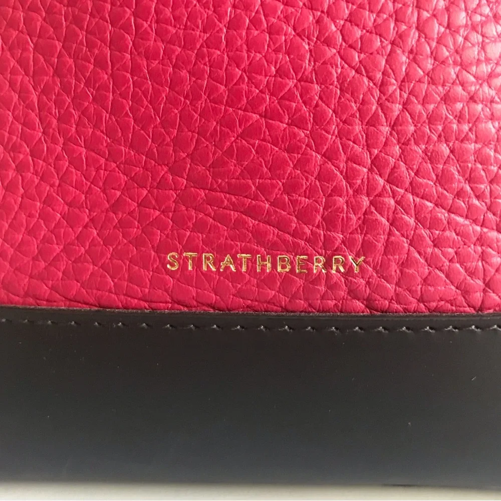 Strathberry Fuchsia and Black Crossbody Bag - Picture 8 of 8